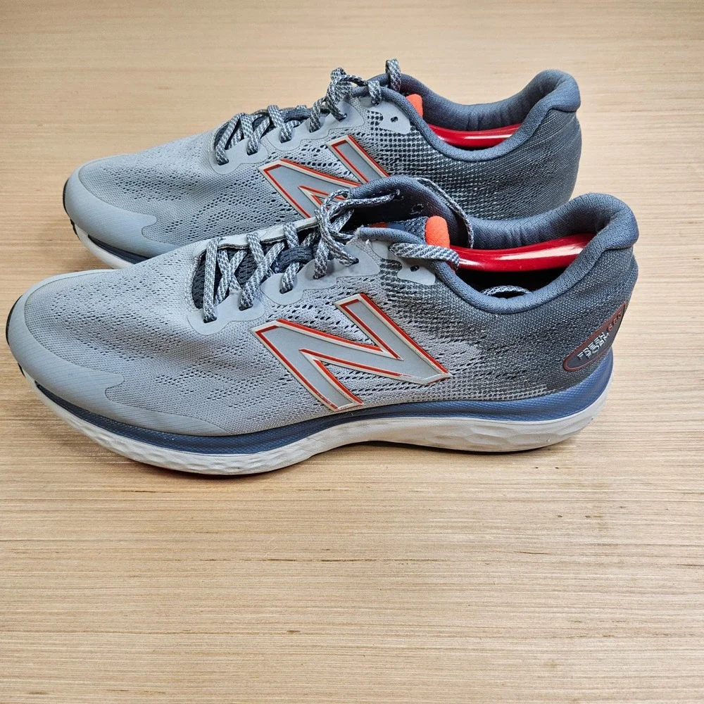 New Balance Fresh Foam 680 v7 Men 11.5 4EGrey Running Shoes M680LG7 Extra Wide